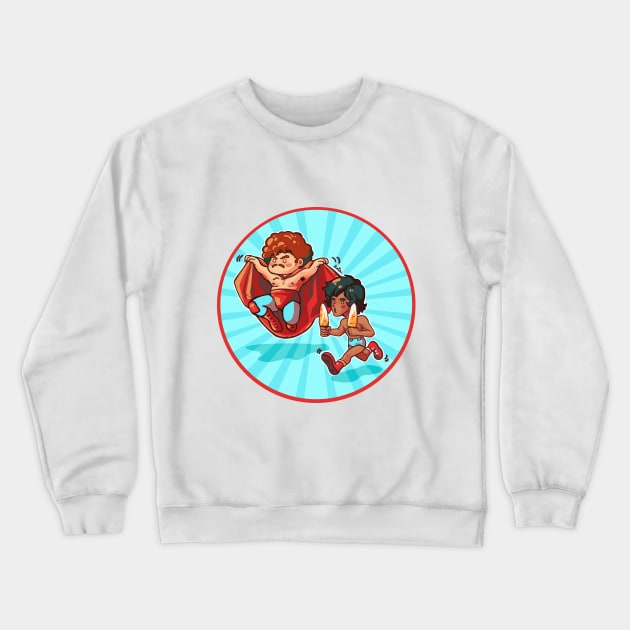 Nacho Libre Crewneck Sweatshirt by MissLambsAnger